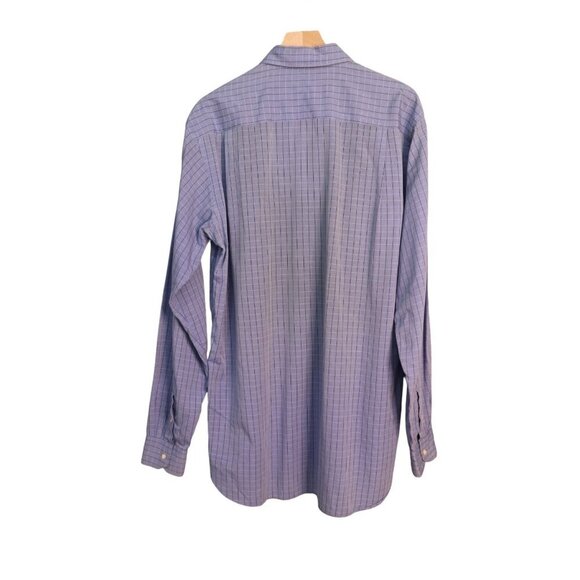 Gitman Bros for Westport Big & Tall Blue Button-Up Shirt - Size‎ 16-38 - Used - Picture 3 of 12